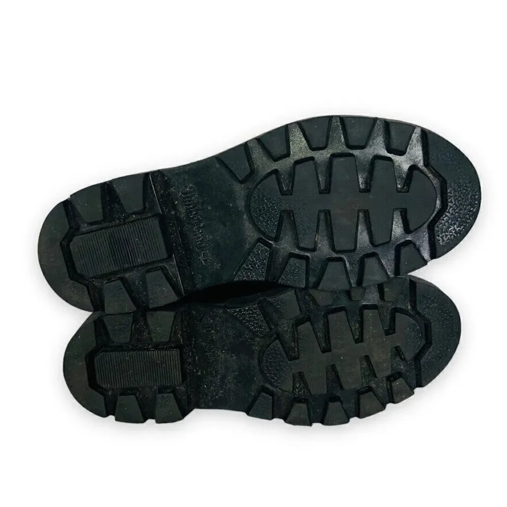 Timberland Waterproof Chukka Boots Black Leather 10920 Youth 4.5M‎